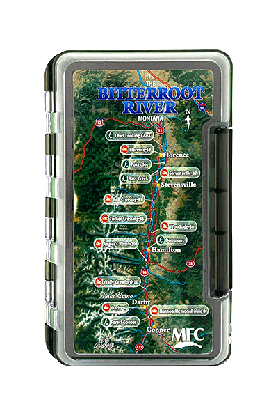  MFC Waterproof Fly Box - Missouri River Map - Large