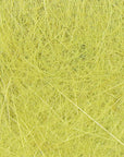 Hareline Rabbit Dubbin in pale yellow shade with finely blended natural fibers for fly tying at Freestone Fly Shop