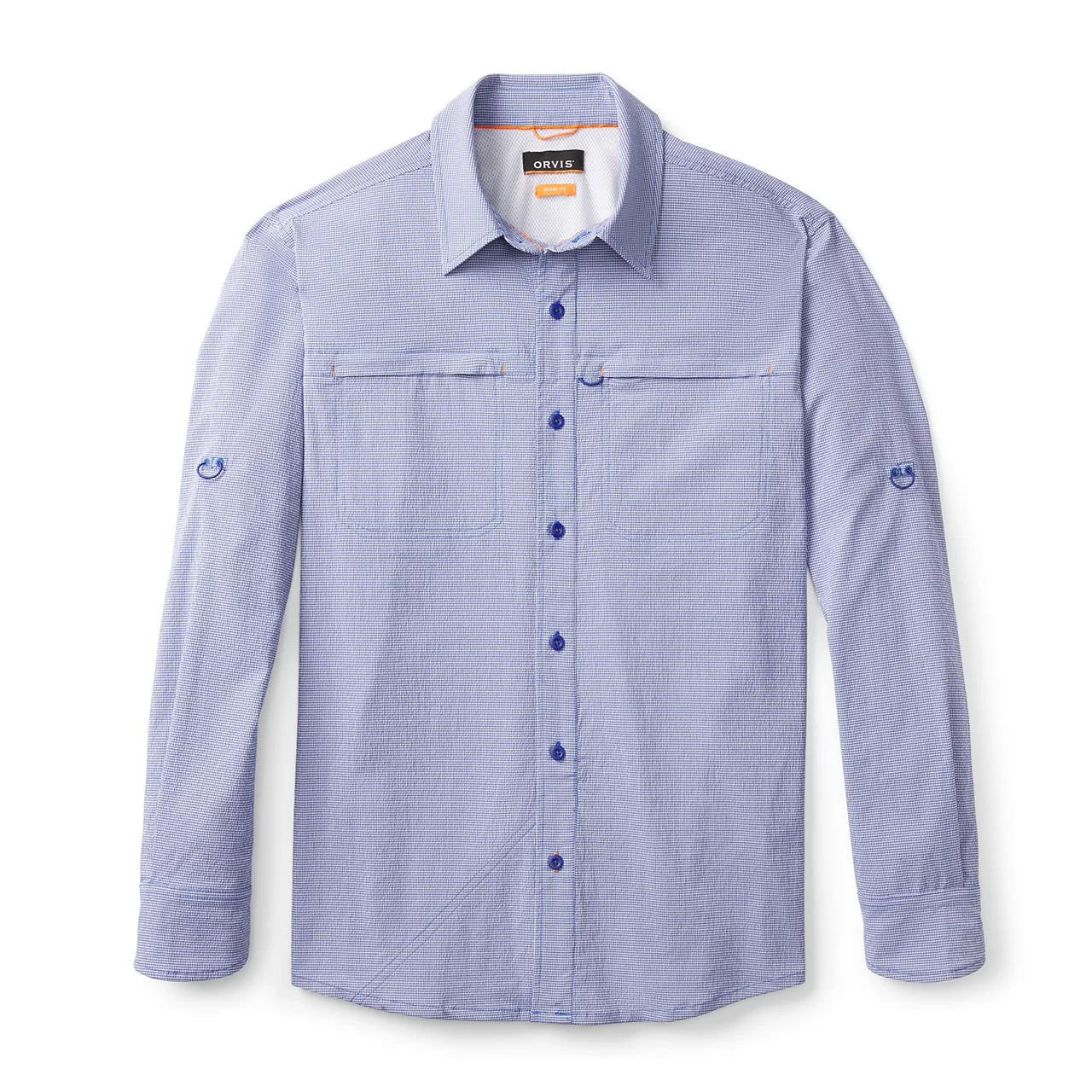 orvis men's dress shirts Set of 2 Men's Plaid Cotton Orvis Dress Shirts