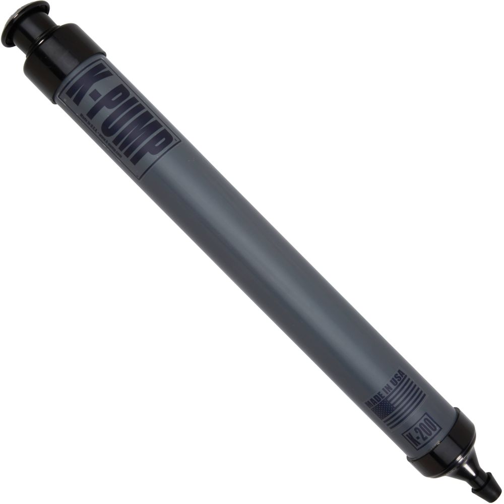 K Pump 200 Standard hand pump by NRS for inflatables, compact and durable, available at Freestone Fly Shop