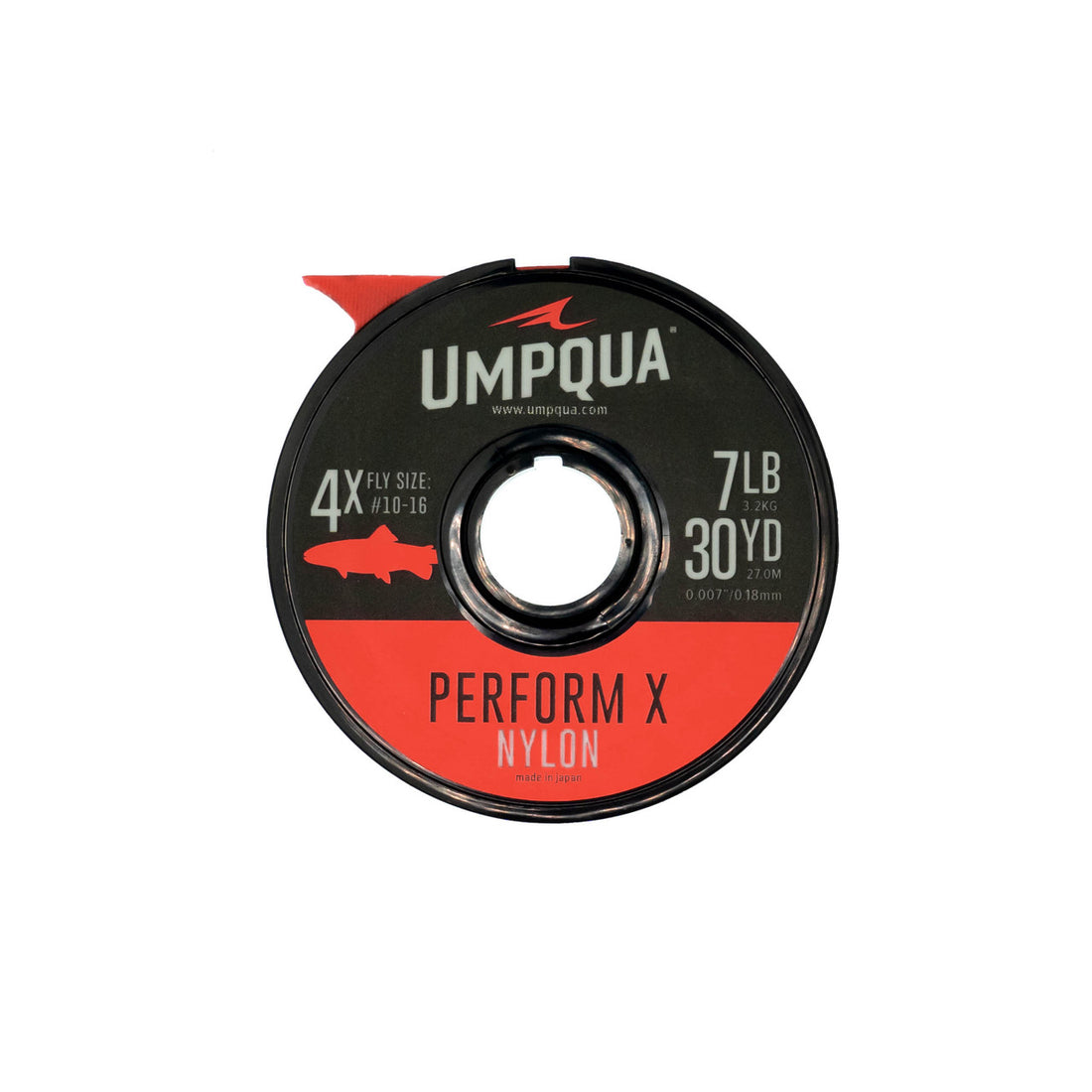 Umpqua Nylon Perform X Trout Tippet - 30Yd